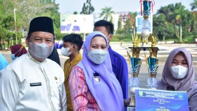 Pemkab Inhu Gelar Apel Peringatan HUT Ke 65 Riau