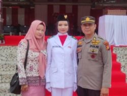 Anak Anggota Polri Menjadi Anggota Paskibra Kabupaten Kuantan Singingi