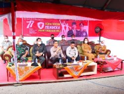 Kapolres Inhu Ikuti Zoom Meeting Vaksinasi Merdeka Dengan Kapolda Riau