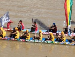 Meriahkan Festival Pacu Jalur 2022, Diskominfotik Riau Terjunkan Jalur Olang Barantai