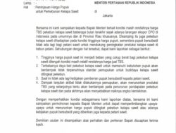 Tinjau Harga Pupuk Untuk Perkebunan Kelapa Sawit, Gubri Surati Mentan RI