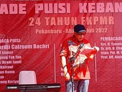 Rayakan Hari Jadi ke-24, FKPMR Gelar Parade Puisi Kebangsaan