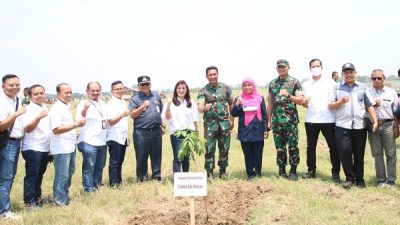 Gandeng Tiga SMKN Pertanian, FIFGROUP Tanam 1.437 Pohon di Food Estate Korem Cibitung