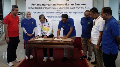 Gubernur Riau dan PLN Dukung Program Riau Hijau