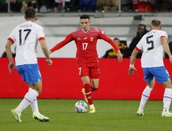 Ini Hasil UEFA Nations League: Swiss Menang 2:1 Atas Republik Ceko
