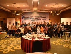 Silaturahmi dan Sosialisasi AJP 2022, PT KPI RU Dumai Gelar Temu Media di Pekanbaru