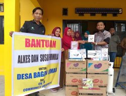 Cegah Stunting Pada Anak, CV Putri Lindung Bulan Distribusikan Susu dan Alkes Buat Masyarakat