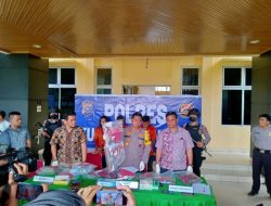 Misteri Kampak Perenggut Nyawa Suryani Terungkap, Tiga Pelaku Diringkus Reskrim Polres Kuansing