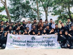 MAN 4 Pekanbaru Gelar Ujian Kenaikan Tingkat Pencak Silat NU