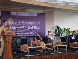 Diskusi Terpumpun Dispersip Riau Ulas Literasi Digital