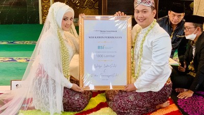 Nasabah Sekuritas KISI Pinang Pujaan Hati dengan Mahar Saham Bank BSI