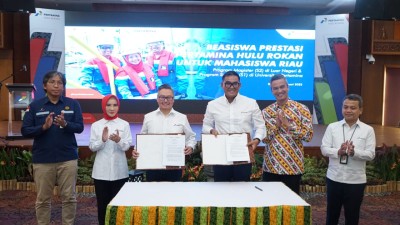PHR Luncurkan Beasiswa Internasional dan Universitas Pertamina Bagi Putra-Putri Riau