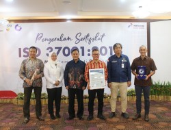 PHR Terima Sertifikasi ISO Sistem Manajemen Anti Penyuapan