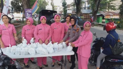 Polsek Payung Sekaki Bersama Rumah JB Gelar Donor Darah dan Berbagi Takjil ke Masyarakat