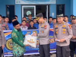 Tim Jumpe Romansa SDM Polda Riau Bagikan Sembako