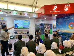 Edukasi Industri Migas PHR Disambut Antusias Siswa di Kampar Expo 2023