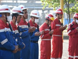 Start Up HCU Pasca Gangguan Operasional, PT KPI RU Dumai Gelar Doa Bersama