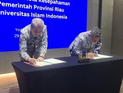 Gubri-Rektor UII Teken MoU Salurkan Beasiswa Pemprov Bagi Mahasiswa Riau