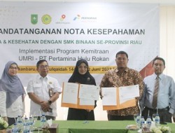 Tingkatkan Kualitas SDM Riau, PHR-UMRI Kolaborasi Pembinaan Sekolah Bidang Kimia