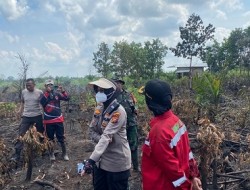 Polsek Payung Sekaki Bersama Tim Gabungan Berhasil Melakukan Pendinginan di Area Karlahut