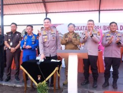 Kapolda Riau Resmikan Lapangan Tembak Bhara Daksa Meranti