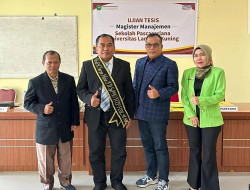 Direktur Rumah Sakit UNRI Dokter Surya Raih Gelar Magister Manajemen Pascasarjana Unilak