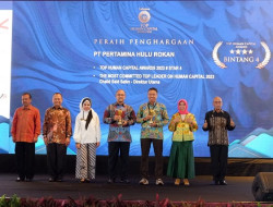 Pertamina Hulu Rokan Terima Penghargaan Top Human Capital Awards 2023