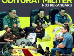 Aspidmil Kejati Riau Bersama Dirtut JAM Pidmil Datangi Otmil I-03 Pekanbaru, Ada Apa?