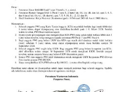 Ini Keputusan Konkernas PWI, KTA Mati Bisa Diperpanjang Hingga Anggota Wajib Kompeten