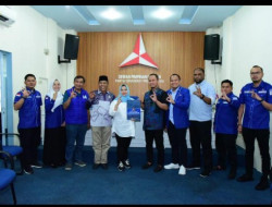 Balon Bupati Bengkalis Kasmarni Sampaikan Visi Misi di Demokrat Riau