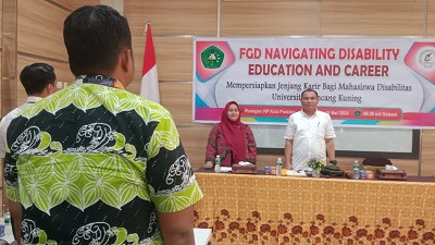 Unilak Adakan FGD, Prof Junaidi Komit Dukung Masa Depan Penyandang Disabilitas