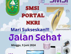 SMSI Riau Gelar Jalan Sehat Bertabur Hadiah di CFD Pekanbaru