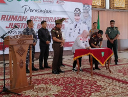 Kunker ke Bengkalis, Kajati Riau Apresiasi Penyediaan Rumah Restorative Justice Disetiap Desa
