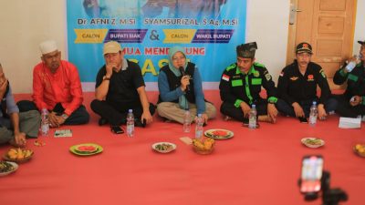 Aliansi Putra Tempatan Tualang Solid Dukung Paslon 2, Afni: Azam Saya Ingin Membahagiakan Masyarakat