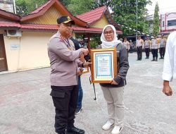 Ketua PWI Siak Terima Penghargaan dari Kapolres