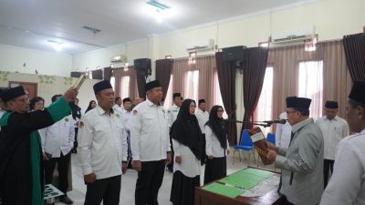 Kemenag Pekanbaru Lantik Empat Kepala Madrasah, Ada Yang Promosi