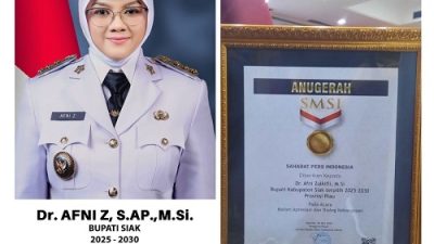 SMSI Pusat Beri Anugerah Sahabat Pers Indonesia pada Dr.Afni Z dan Bagus Santoso